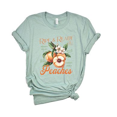 Simply Sage Market Ripe & Ready Peaches Short Sleeve Tee