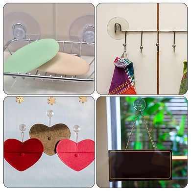 20 Packs Suction Cups, without Hooks for Home Kitchen Bathroom Organization