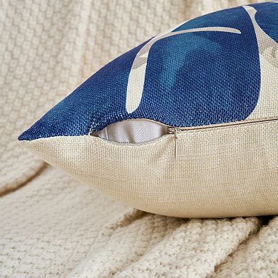 Throw Pillow Covers Set of 2 Boho Plant Pattern Style Decorative Couch Bed for Living Room