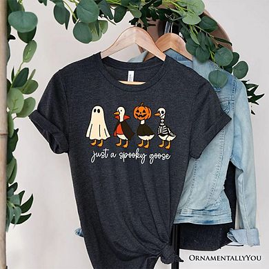 Just a Spooky Goose T-Shirt, Funny Halloween Costumes Tee