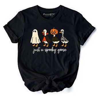 Just a Spooky Goose T-Shirt, Funny Halloween Costumes Tee