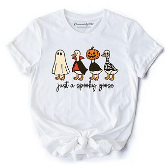 Just a Spooky Goose T-Shirt, Funny Halloween Costumes Tee