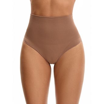 Women's Thong Shapewear Tummy Control High Waist Shaping Panties Body Shaper Underwear