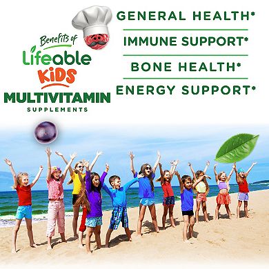 Lifeable® Kids Multivitamin Gummies - Immunity And Metabolism - 60 Gummies