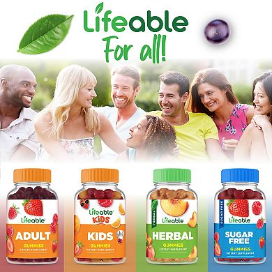 Lifeable® Immune Support with Elderberry, Vitamin C and Zinc Gummies - 60 Gummies