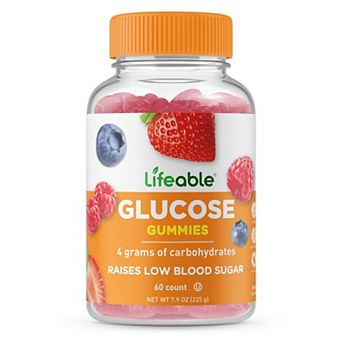 Lifeable® Glucose Gummies - Raise Low Blood Sugar - 60 Gummies