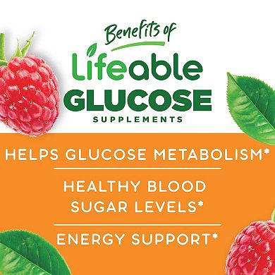 Lifeable® Glucose Gummies - Raise Low Blood Sugar - 60 Gummies