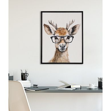 Gallery Cute Deer Wearing Glasses Print by The Creative Bunch Studio