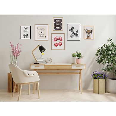 Gallery Cute Deer Wearing Glasses Print by The Creative Bunch Studio
