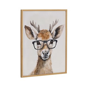 Gallery Cute Deer Wearing Glasses Print by The Creative Bunch Studio