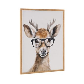 Gallery Cute Deer Wearing Glasses Print by The Creative Bunch Studio
