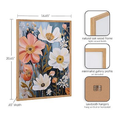 Gallery Boho Flowers in Muted Neutrals Print by The Creative Bunch Studio