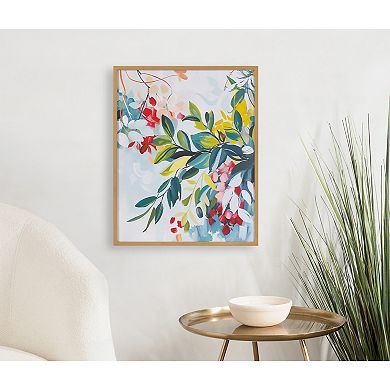 Gallery Jewel Tone Botanical Abstract Print by The Creative Bunch Studio