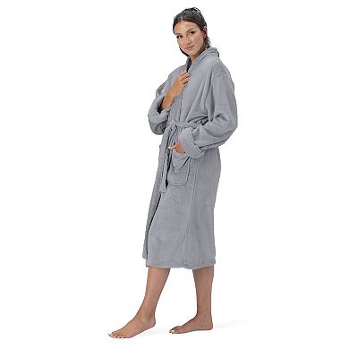 Northwest Unisex Lava Smoke Silk Touch S/M Bathrobe 23x41 Inches