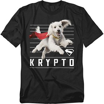 Big & Tall DC Comics Superman 2025 Krypto Lines Graphic Tee
