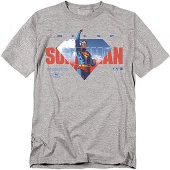 Big & Tall DC Comics Superman 2025 Up In The Sky Graphic Tee