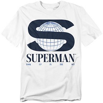 Big & Tall DC Comics Superman 2025 World Logo Graphic Tee
