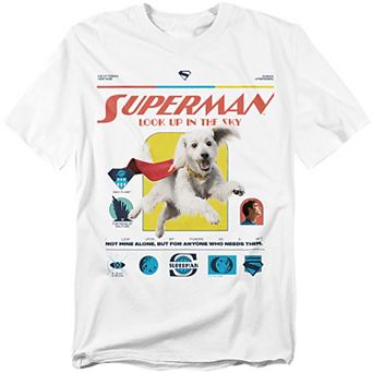 Big & Tall DC Comics Superman 2025 Krypto Comic Graphic Tee