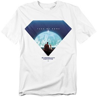 Big & Tall DC Comics Superman 2025 Krypto Earth Shield Graphic Tee