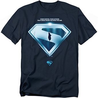 Big & Tall DC Comics Superman 2025 Your Choices Shield Graphic Tee