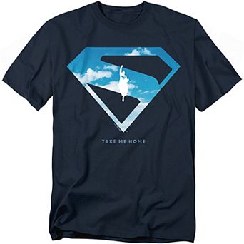 Big & Tall DC Comics Superman 2025 Cloud Shield Graphic Tee