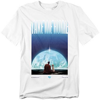 Big & Tall DC Comics Superman 2025 Krypto Earth Vertical Graphic Tee