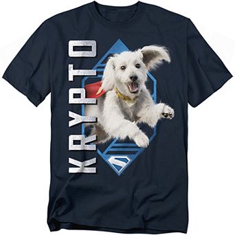 Big & Tall DC Comics Superman 2025 Krypto Diamond Graphic Tee