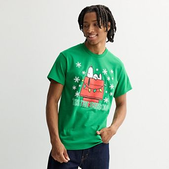 Men's Peanuts Snoopy Tis The Season Graphic Tee
