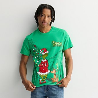 Men's How the Grinch Stole Christmas Oversized Graphic Tee