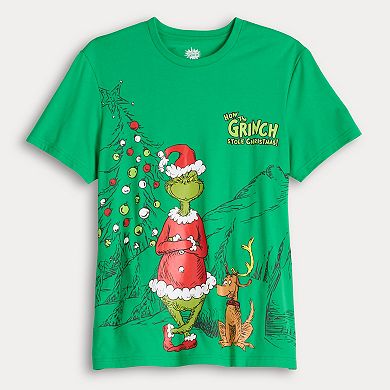 Men's How the Grinch Stole Christmas Oversized Graphic Tee