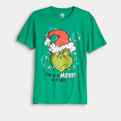 Men's The Grinch "As Merry As It Gets" Graphic Tee