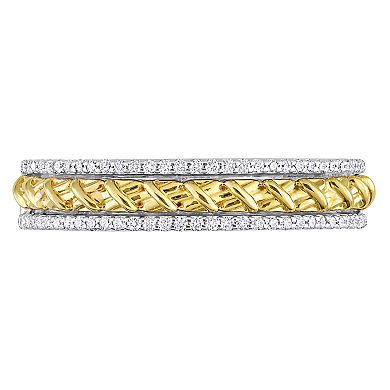 Stella Grace 14k Gold 1/5 Carat T.W. Diamond Eternity Ring