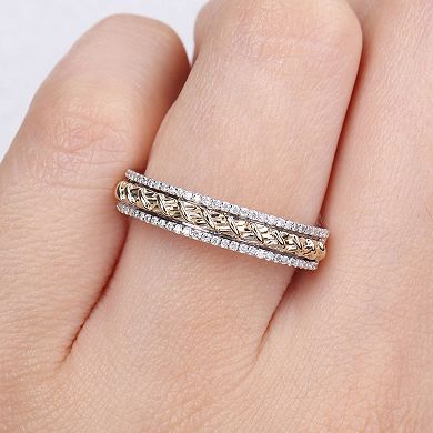 Stella Grace 14k Gold 1/5 Carat T.W. Diamond Eternity Ring