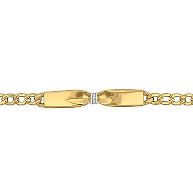 Stella Grace 14k Gold Diamond Accent Bow Bracelet