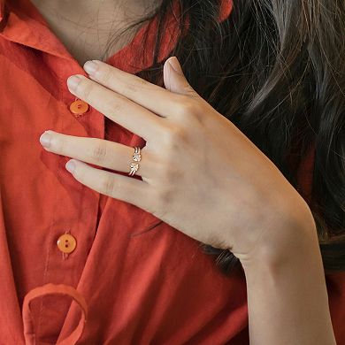 Stella Grace 14k Gold Diamond Accent Open Split Shank Ring