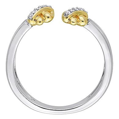 Stella Grace 14k Gold Diamond Accent Open Split Shank Ring