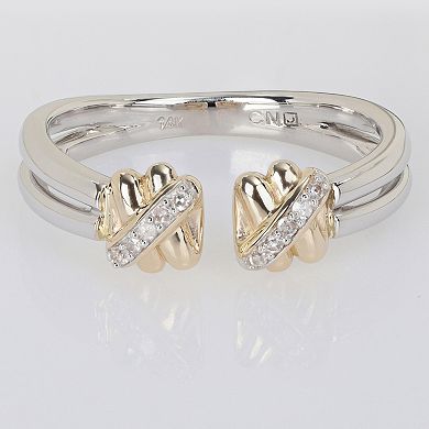 Stella Grace 14k Gold Diamond Accent Open Split Shank Ring