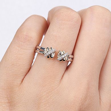 Stella Grace 14k Gold Diamond Accent Open Split Shank Ring