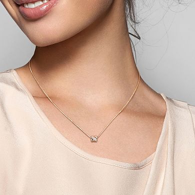 Stella Grace 14k Gold 1/10 Carat T.W. Diamond Design Pendant Necklace