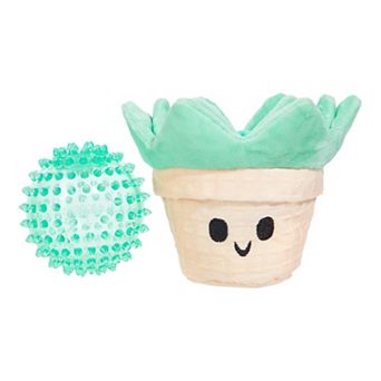 BARK Suki Succulent Plush Pet Toy Set