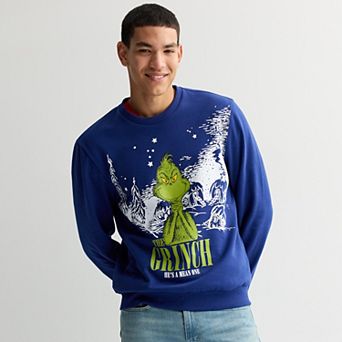 Men's Dr. Seuss The Grinch He's a Mean One Graphic Sweater