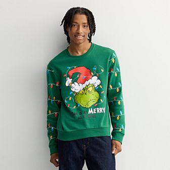 Men's Dr. Seuss The Grinch Merry Whatever Graphic Sweater