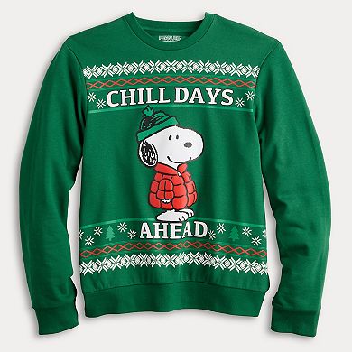 Men's Peanuts Snoopy Chill Days Ahead Winter Sweater
