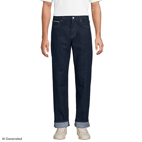 Men's Lands' End Selvedge Jeans