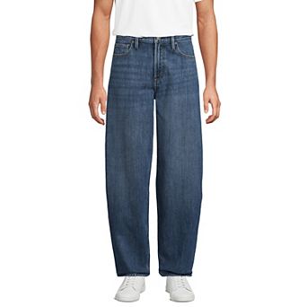 Men's Lands' End Rigid Relaxed Tapered Jeans