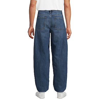 Men's Lands' End Rigid Relaxed Tapered Jeans