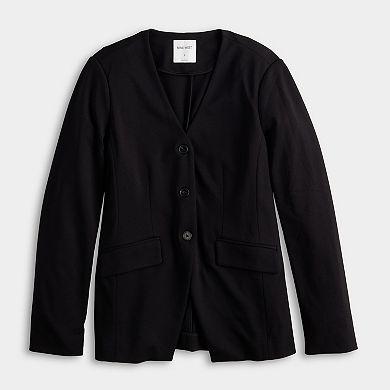 Women's Nine West Collarless V-Neck Blazer