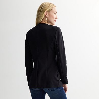 Women's Nine West Collarless V-Neck Blazer
