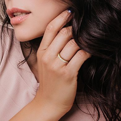 Stella Grace 14k Gold 2 Carat T.W. Princess Lab-Grown Diamond Eternity Ring