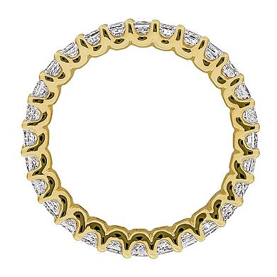 Stella Grace 14k Gold 2 Carat T.W. Princess Lab-Grown Diamond Eternity Ring